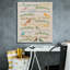 «Camping Rules White Fabric Birds» par Jean Plout, art mural sur toile, 26 po x 30 po-1617520368