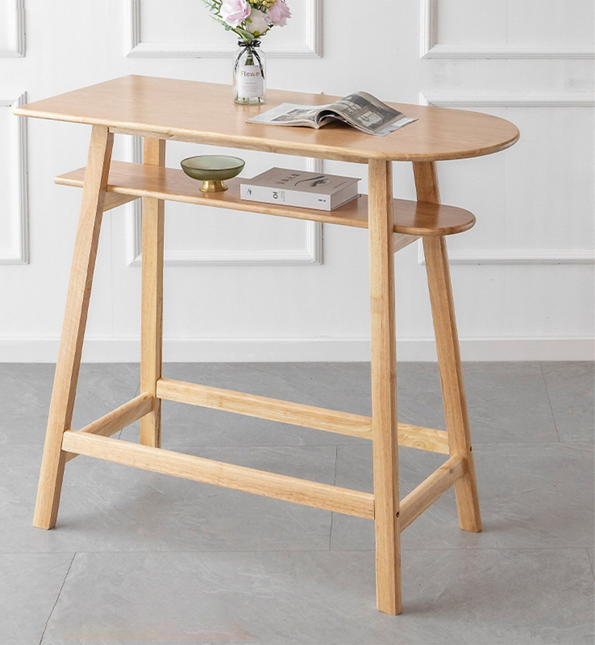 Corrigan Studio Modern Minimalist Solid Wood Bar Table - Wayfair Canada