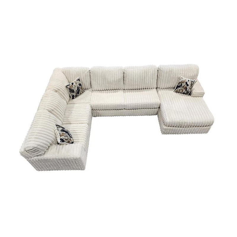 Canapé modulaire Austin, Tissu ivoire