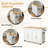 63" Movable Kitchen Island with Drop Leaf and Power Outlet, Rolling Kitchen Cart with Rubber wood Countertop, Island Table on Wheels for Kitchen w/2 Drawers, Spice Rack, Towel Bar, Adjustable Shelves-150418668