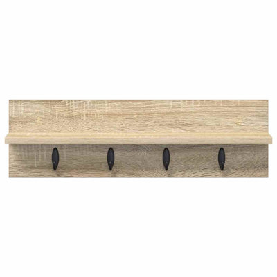 Wall-Mounted Coat Rack 60 X 10.5 X 18 Cm