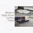 52.4"L Modern High Gloss Coffee Table – Hidden Storage Drawers, Stainless Steel Legs-1294989524