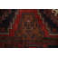 Tapis rouge à motif géométrique 3 x 11