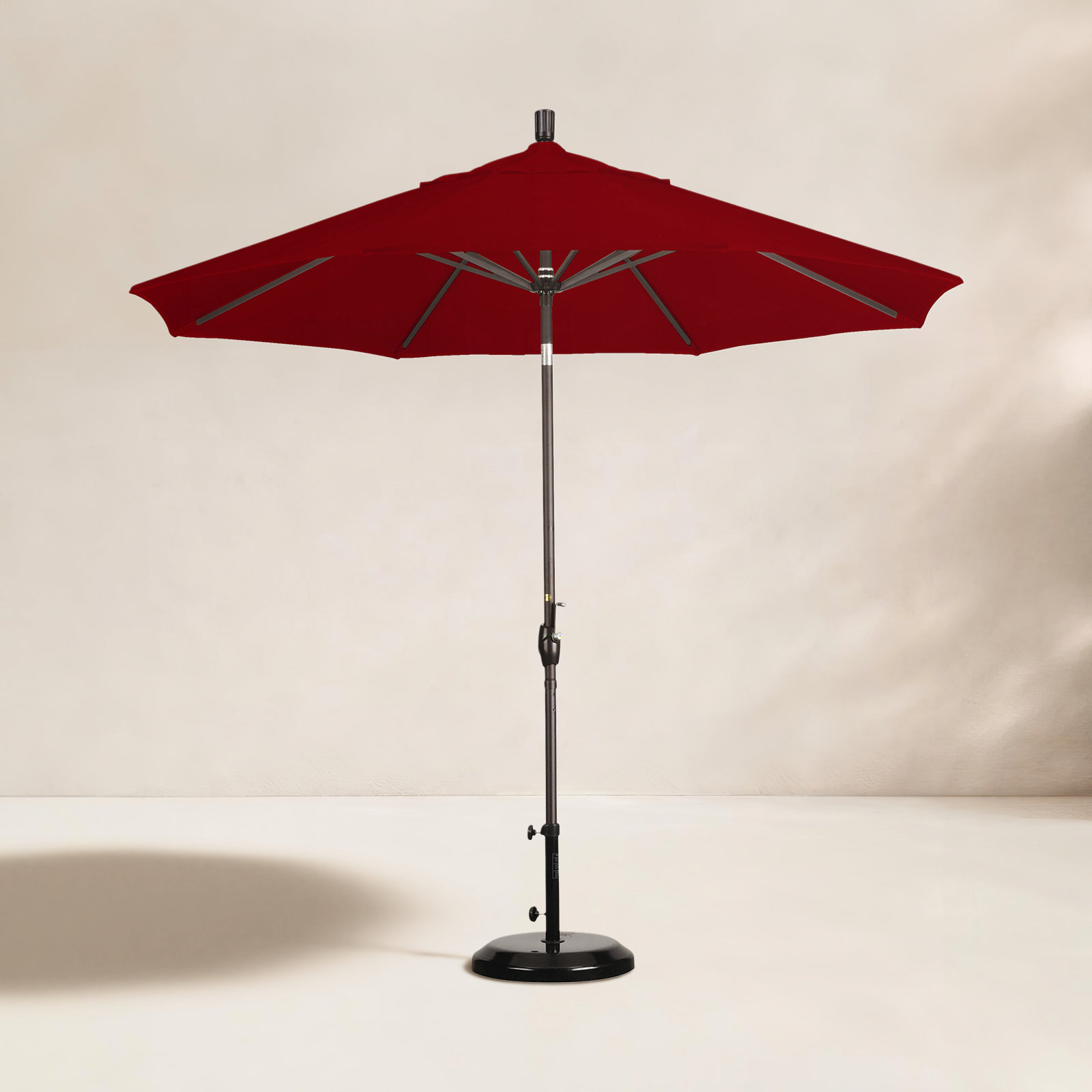 Iuka 9' Umbrella, Canvas Terracotta Sunbrella® Canvas