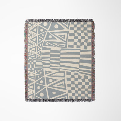 Cocodili Cotton Hand Woven Throw Blanket