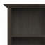Bibliothèque Amherst 24 pouces en bois massif brun Hickory-168459835