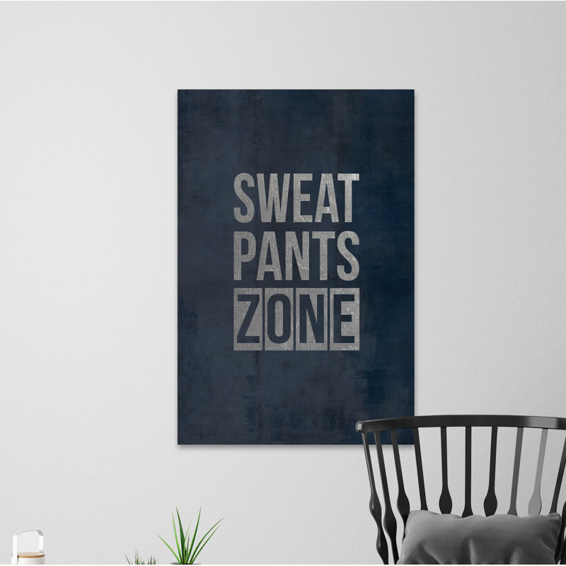 Sweat Pants Zone II - Wrapped Canvas Print, 30cm H x 20cm W x 3.81cm D