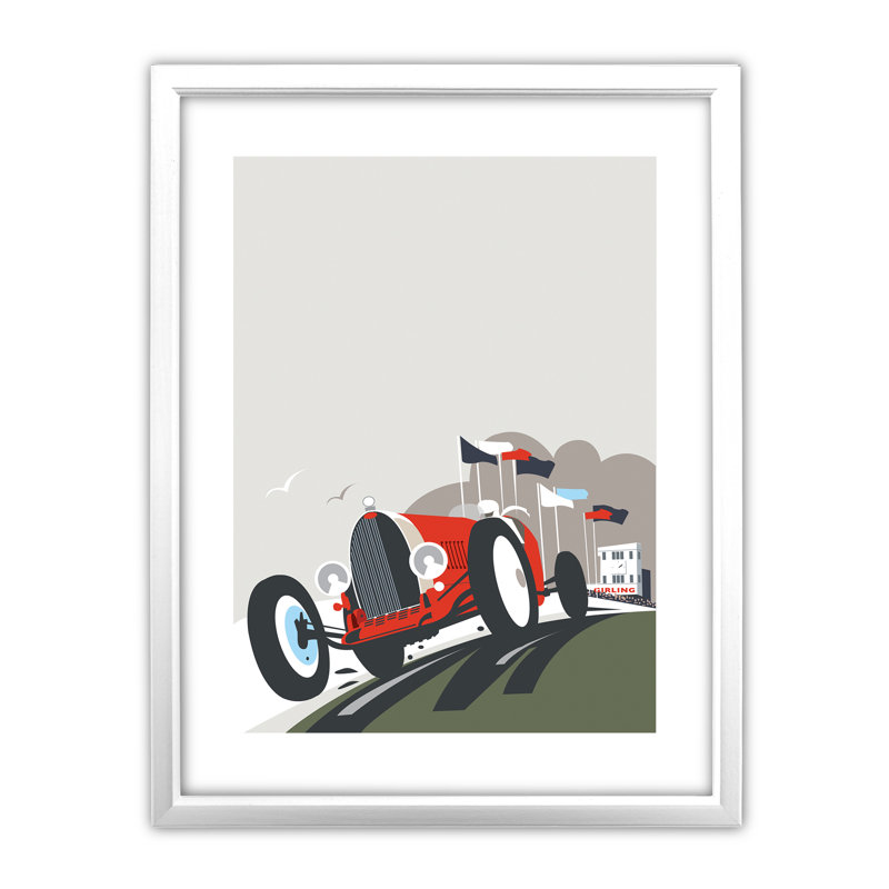 Dave Thompson - Single Picture Frame Print, White