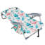 Chaise de plage pliante réglable à 5 positions avec cadre en aluminium et porte-gobelet pour le camping et les pique-niques, d'une capacité de 100 kg
