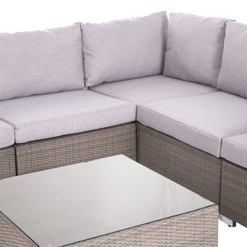 Gunson Square Wicker Outdoor Coffee Table , 75cm cm W 75cm cm D