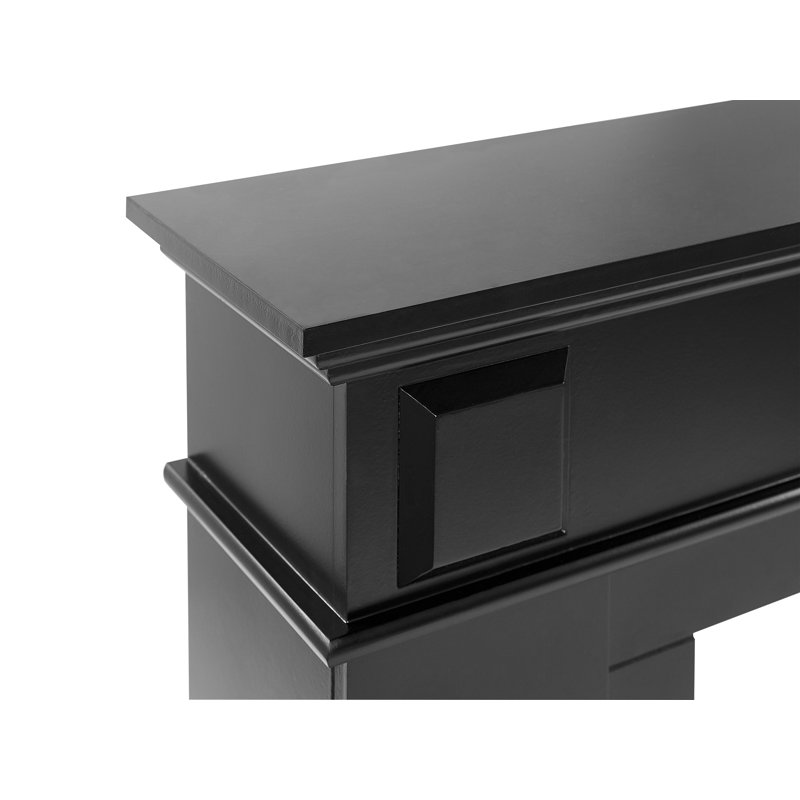 Fierros Fireplace Surround, Black