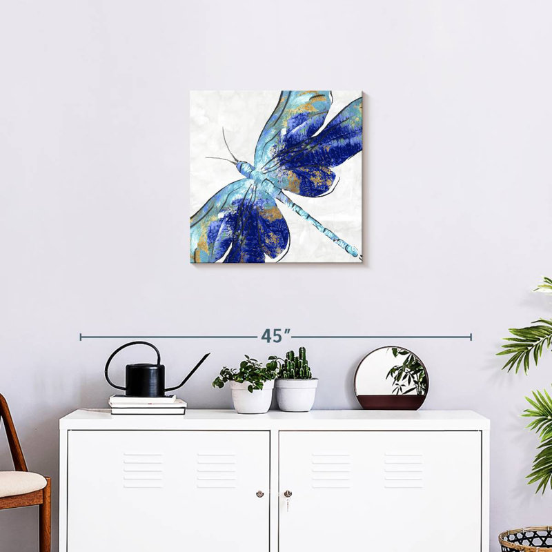 Brampt Blue Dragonfly, 20" H x 20" W