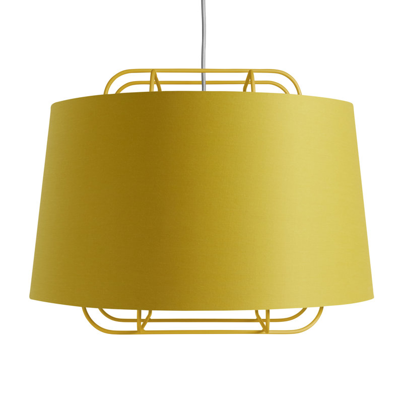 Perimeter 1 - Light Pendant, Olive, 17" H x 23" W x 23" D