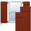 Volets en composite composite à deux planches avec barre en Z et barres en Z EnduraCore l 10 3/4 po x H 51 po (par paire - quincaillerie non incluse)-134547243