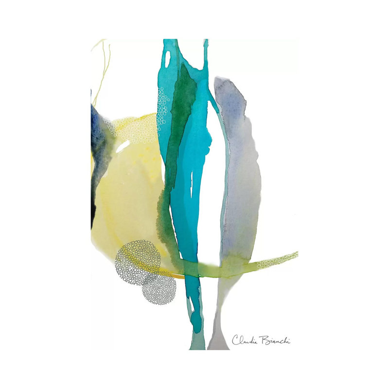 Desert Moon (Terrain Series) by Claudia Bianchi - Wrapped Canvas Painting