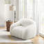 Fauteuil moelleux pivotant en fausse fourrure-1037325353