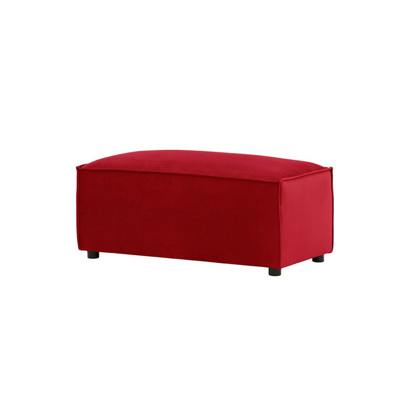 1 Seater Seating Component, Red, 74cm H x 190cm W x 86cm D