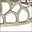 Modern Mesh Stool With Unique Abstract Pattern And Durable Aluminum Frame For Outdoor And Indoor Use