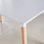Table 115 x 75 x 75 cm, table à manger, table de bureau, table basse