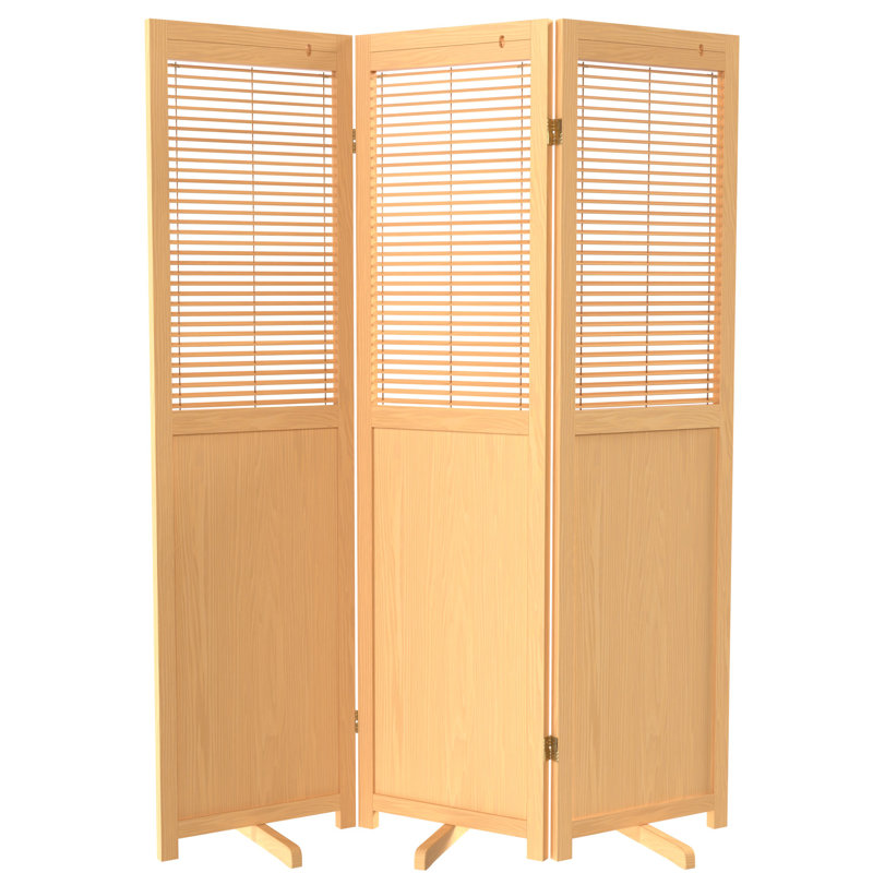 Cloison pliante haute de 6 pi Cayenna, Naturel, 3