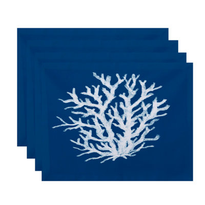 Ensemble de napperons 4 pièces Coral Corral