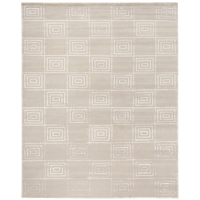 Ralph Lauren Alistair Tiles Wool, Viscose Geometric Rug