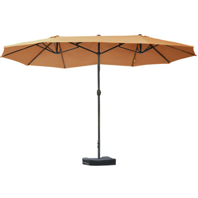 Parasol de marché rectangulaire 15 pi 1 po x 8 pi 10 po Wiens