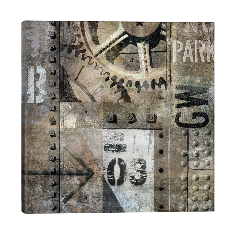 Industrial I by Dylan Matthews - Single Picture Frame Print on Canvas, Wrapped Canvas, 45.72 cm H x 45.72 cm W x 1.91 cm D