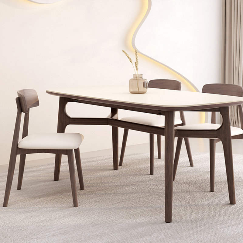 Ensemble de table de salle à manger Rock Plate, H 29,52 po x L 62,99 po x l 35,43 po