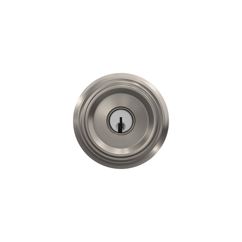 Complete Entry Knob Set with Deadbolt, Satin Nickel