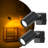 Black Swivel Cylinder Plug-In Dimmable Night Light Amber 2000K