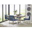 Frozen Fabric Upholstered Side Chair