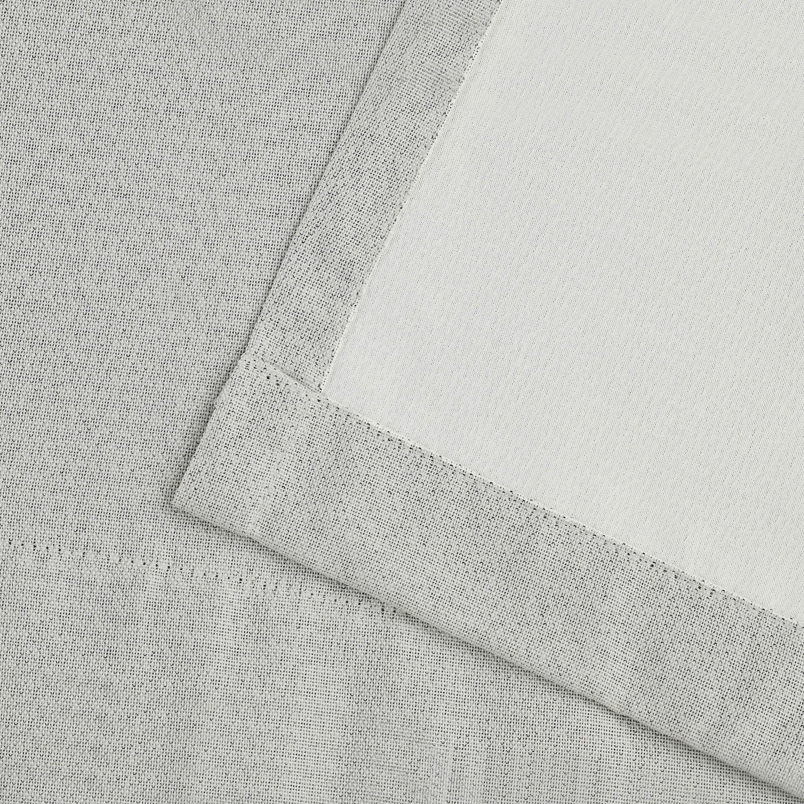 Linen Inspired Room Darkening Curtain Panel, Grommet 52" W x 84" L, Marshmellow
