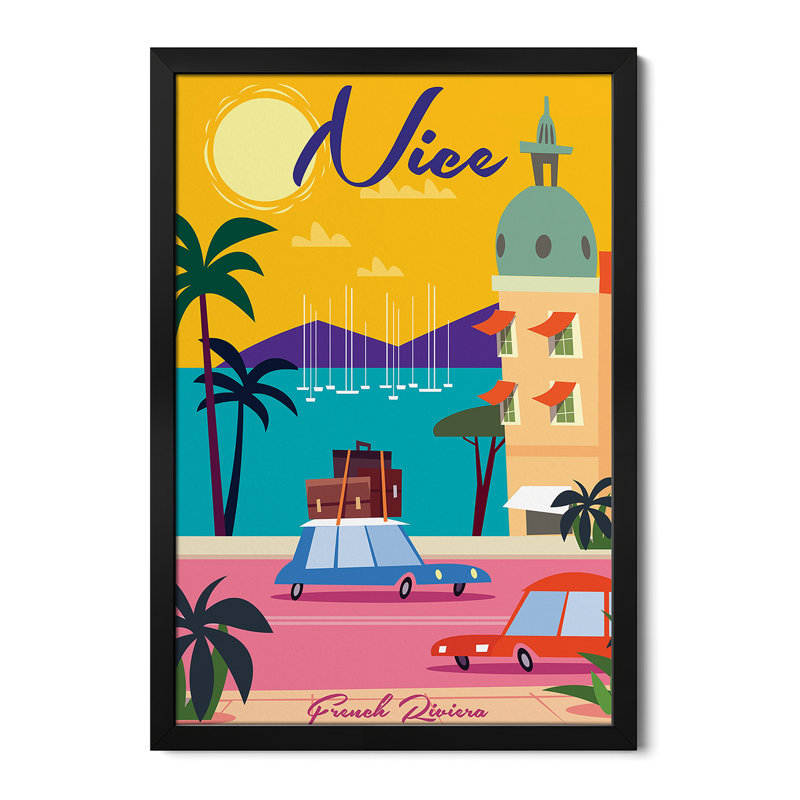 Jolies affiches encadrées de qualité supérieure, H 24 po x l 16 po