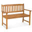 Solid Wood Outdoor Bench