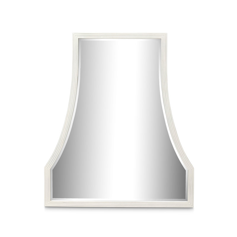 Great House Hourglass Hall Mirror, Whitewash