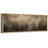 Rustic Forest Silhouette With Textured Sky Framed Canvas Master Bedroom Wall Art Work Print-409223720-409223765