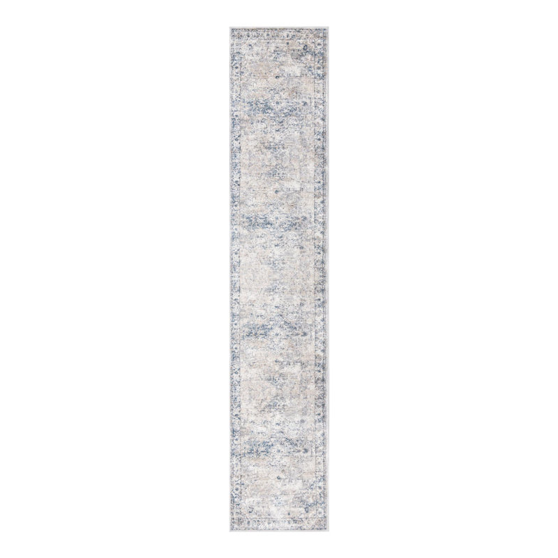 Cambrie Oriental Gray Area Rug, Runner 2'7" x 13'1"