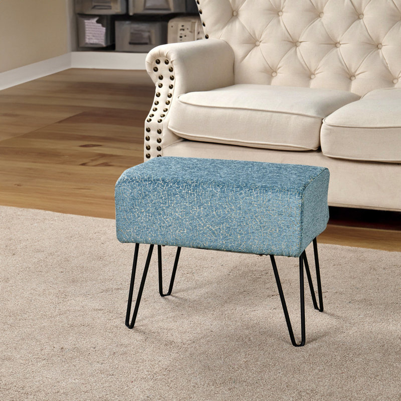 Repose-pieds Luzia, Turquoise