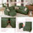 Upgraded Sectional Sofa With Storage, Charging, Convertible Feature And Easy Assembly-5 Seats & 1 Ottoman-Green-1071468374-1059389651