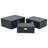 Sable Set Of 3 Suitcase Boxes With Gold Handles
