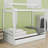 Twin Size White House Bed With Trundle, Can Be Decorated