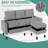  Aadvik 76.4" Upholstered Sofa Chaise-1824328260