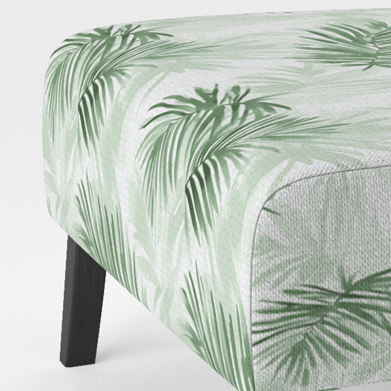 Fauteuil de chambre Floral, Pantoufle sans accoudoirs