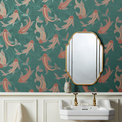 Dashiell Decorative Fish Wallpaper