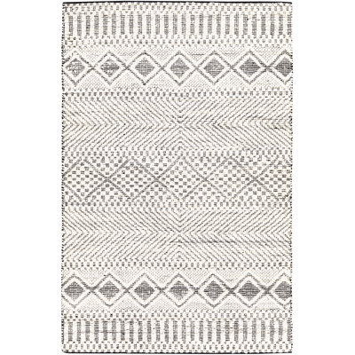 Tapis crème en laine tissé à la main Colin