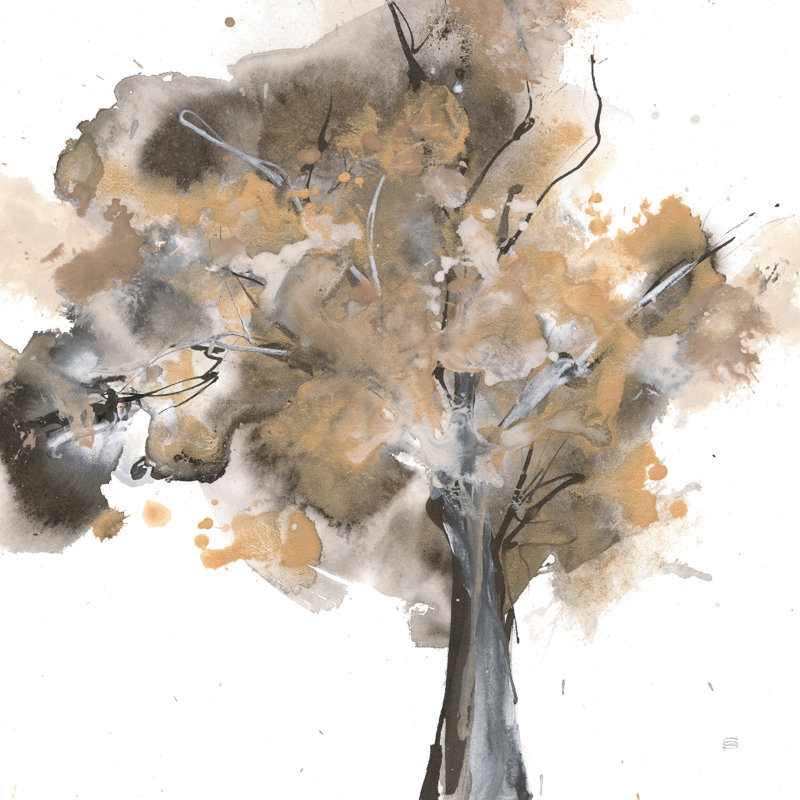 Treetops II, Silver Framed Print, No, 20"H x 20"W