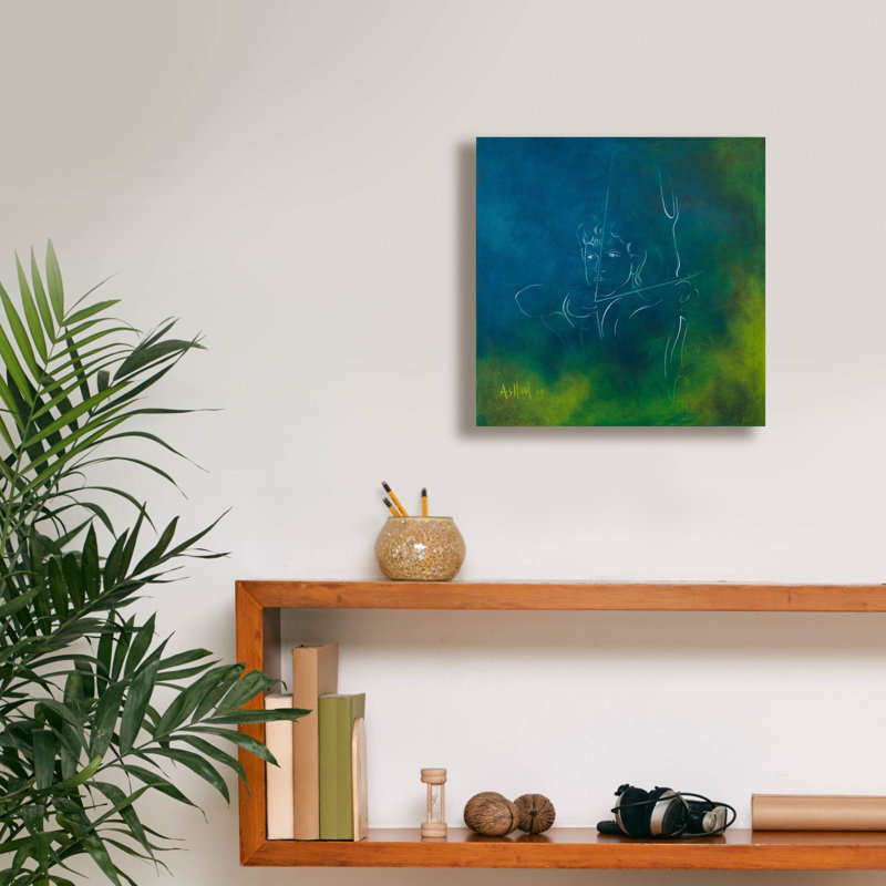 'Sagittarius' by Sam Asllani, Canvas Wall Art, 12" H x 12" W x 0.75" D