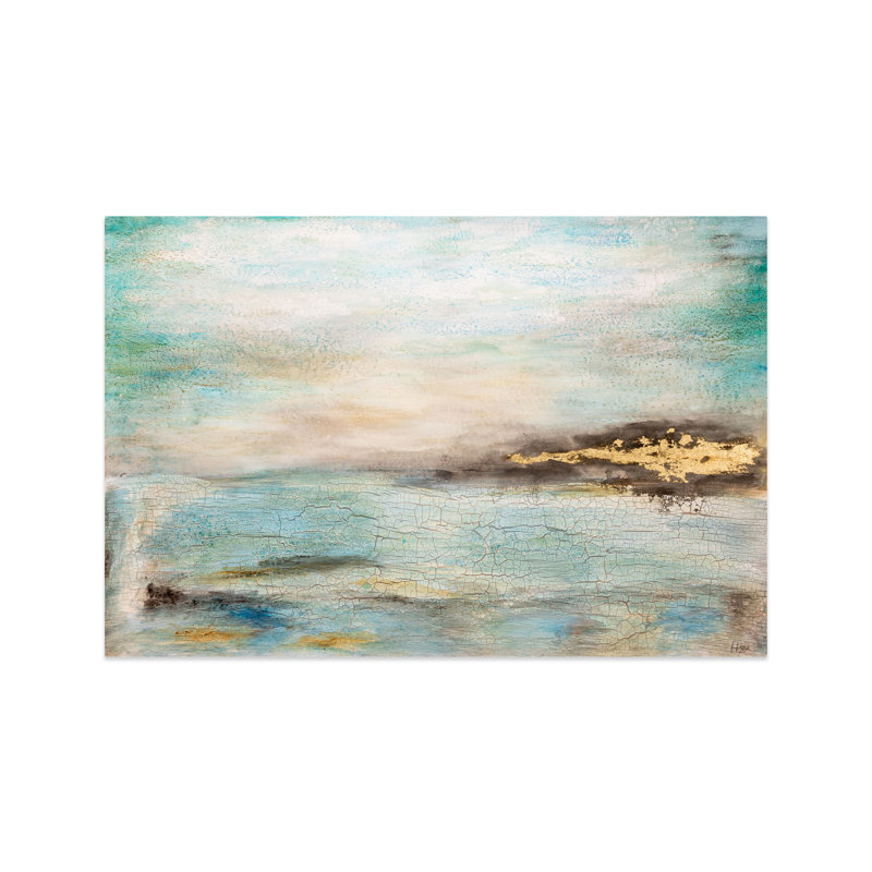 Hand -painted nuances of the sky acrylic painting