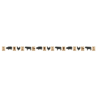 BBQ Streamer - 6¼" - Pack of 12